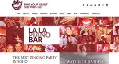 Desktop Screenshot of lalapianobar.com